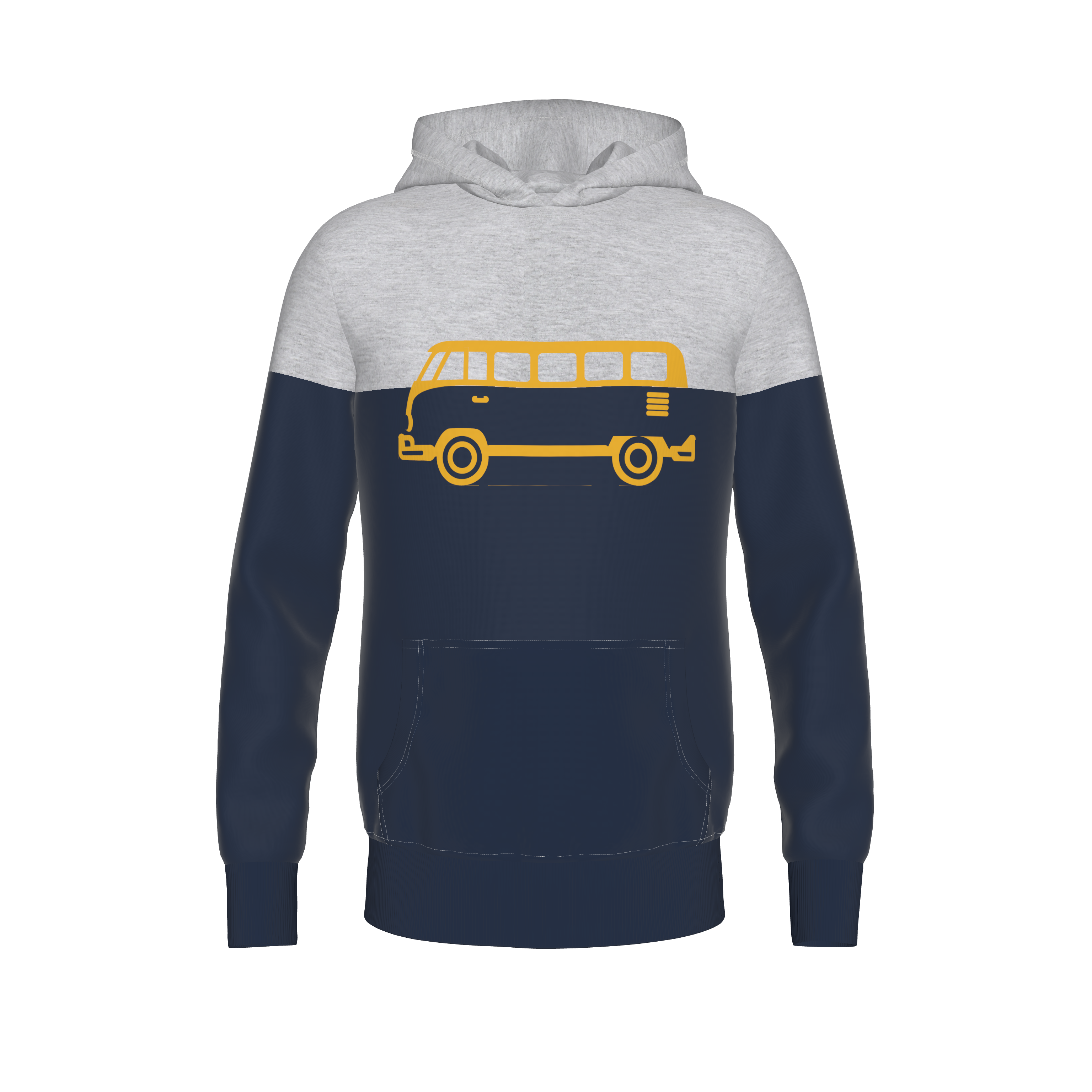 Lovelingsteil Unisex Hoodie - darknavy-greymelange