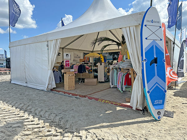 Wheeldom-Elkline Stand am Strand von St. Peter Ording