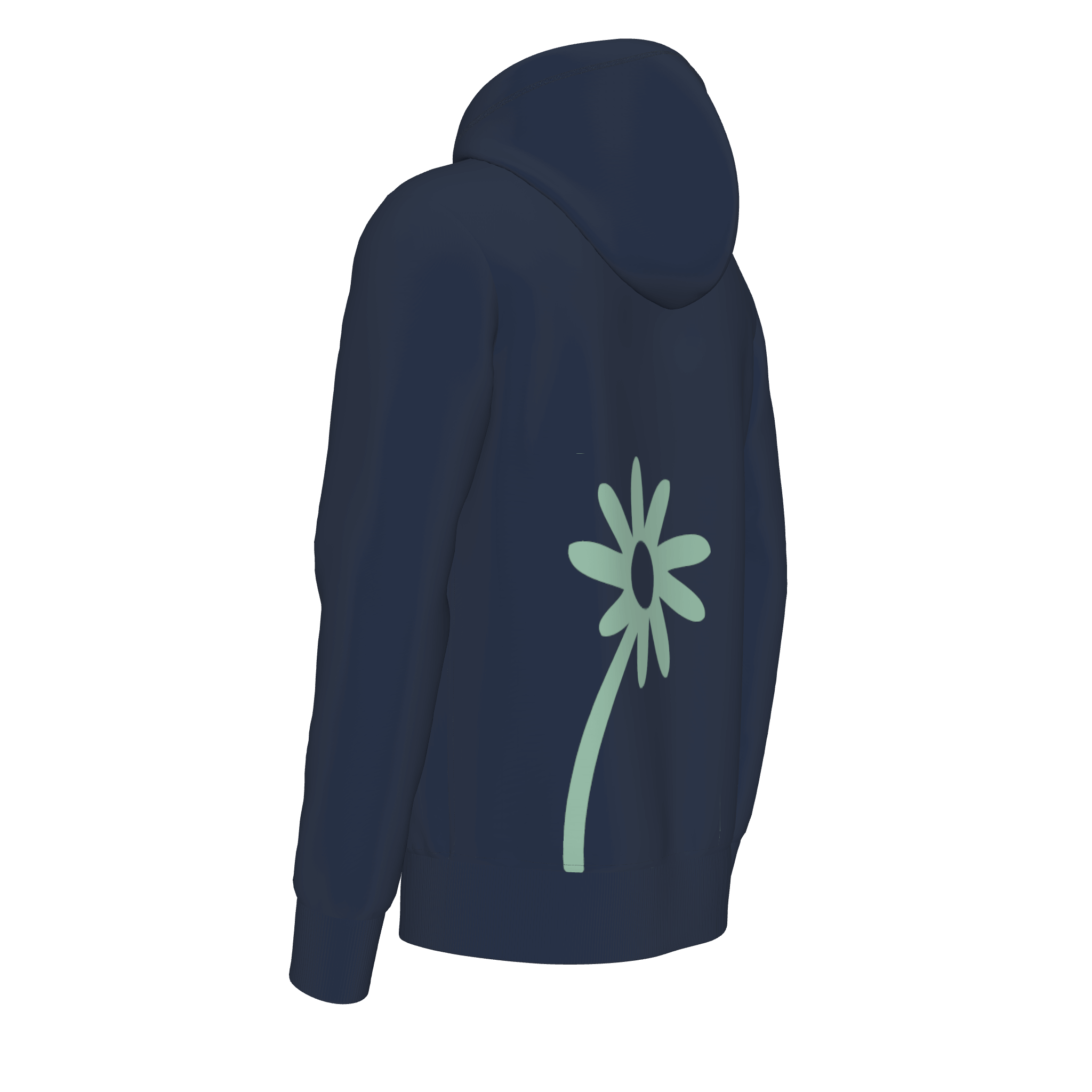 debloom Hooded Sweat - nightblue