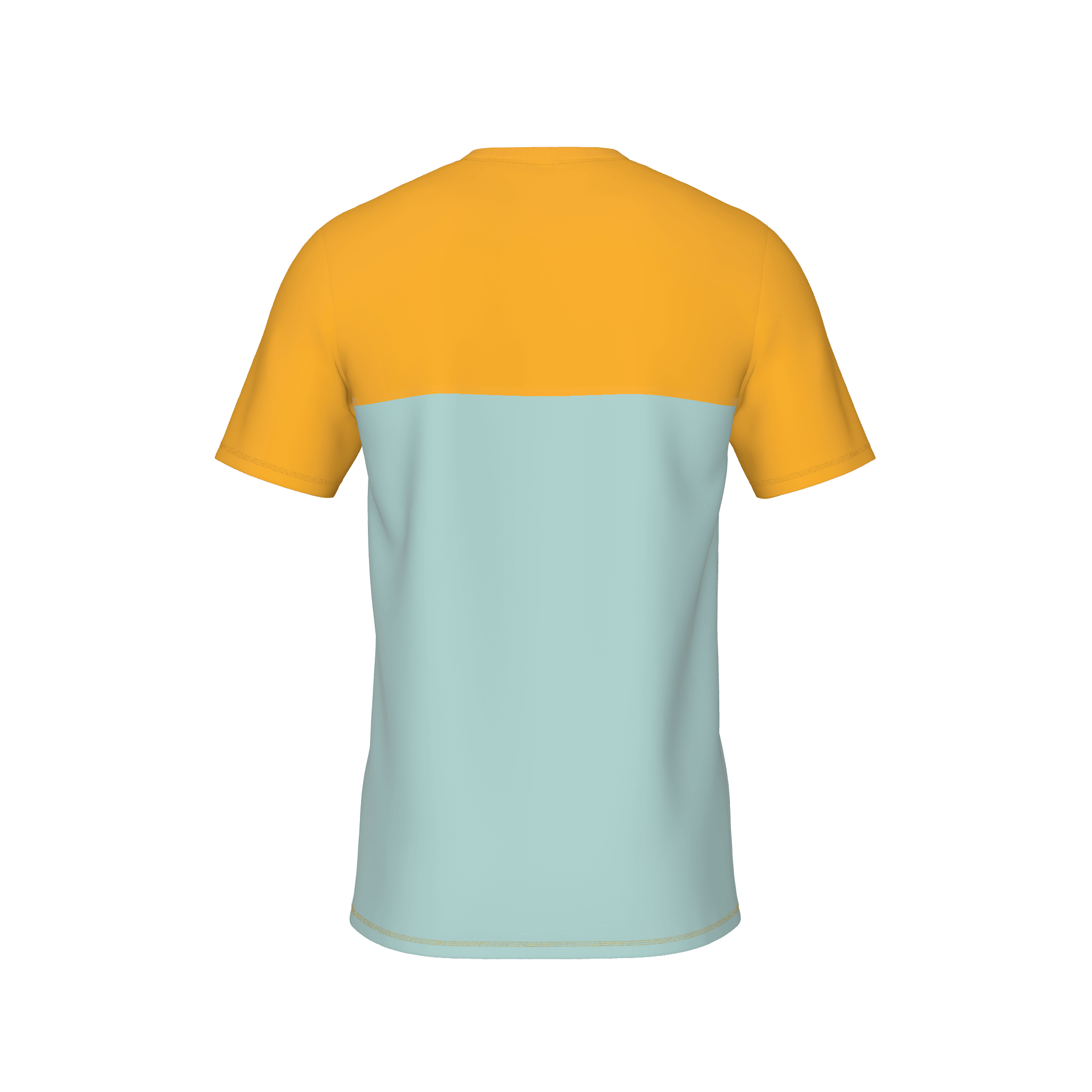 Abfahrt Kids T-Shirt - turquoise-oldgold
