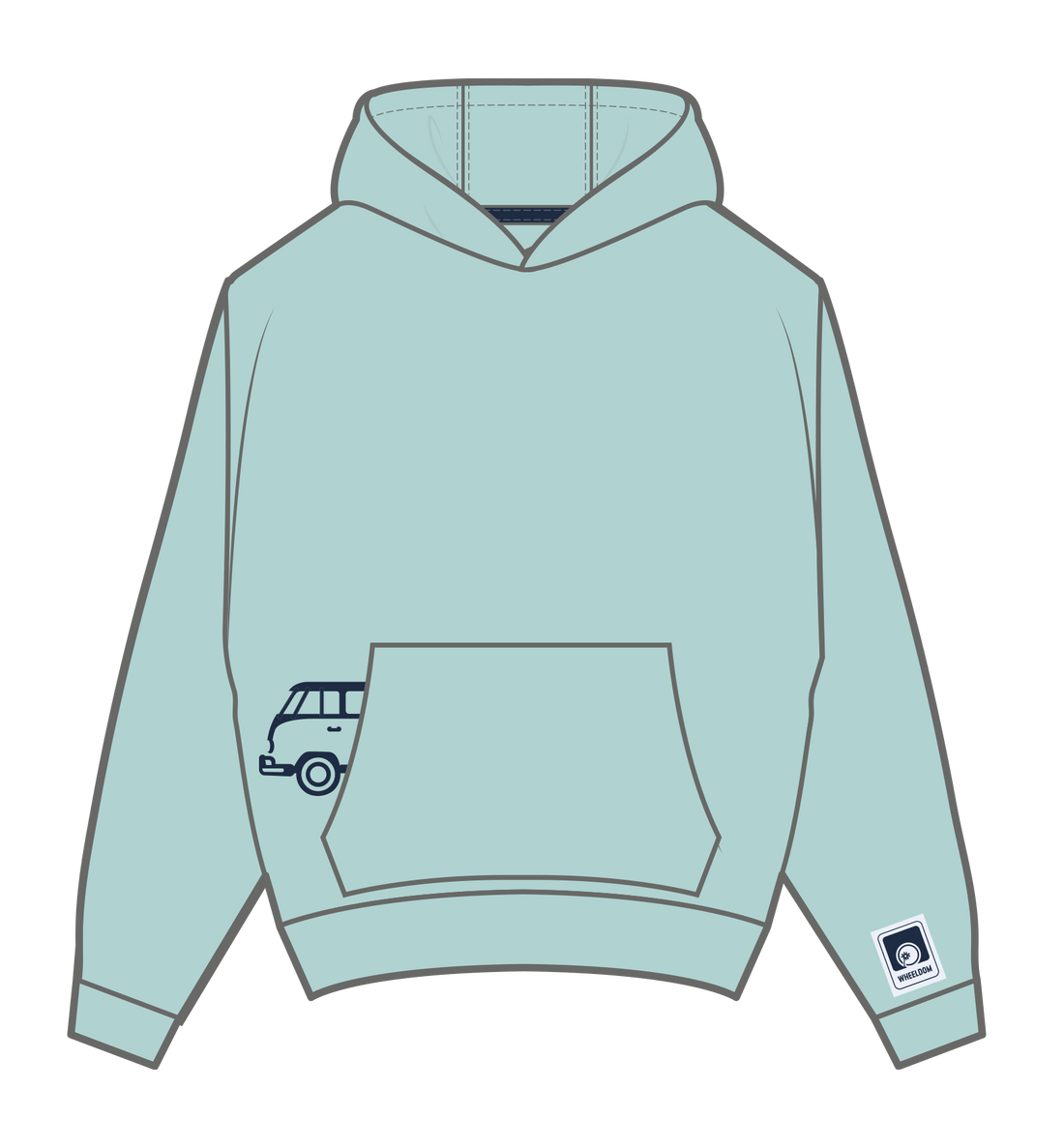 Linksabbiegen Women Hoodie - turquoise