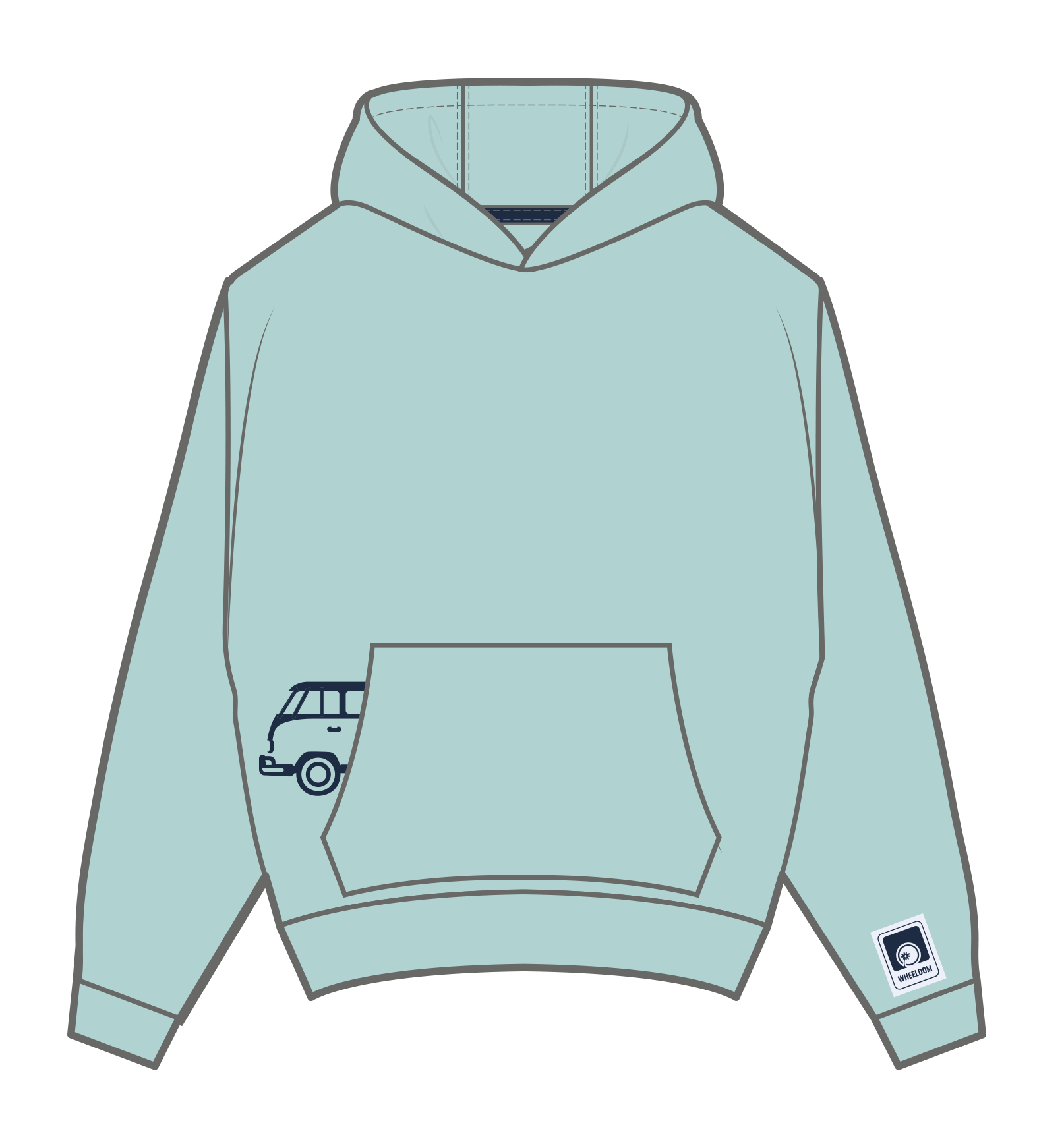 Linksabbiegen Women Hoodie - turquoise