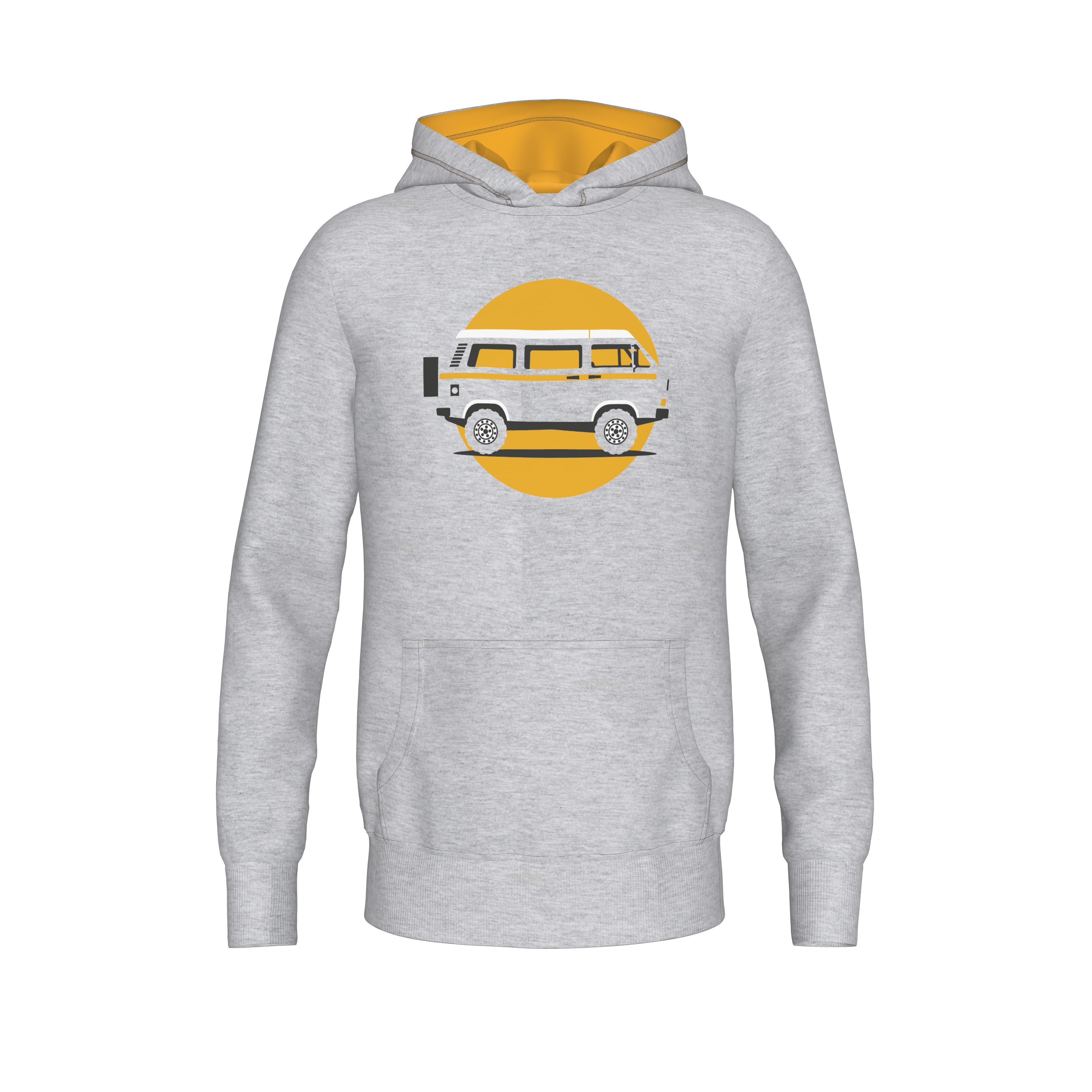Synchro Men Hoodie - greymelange