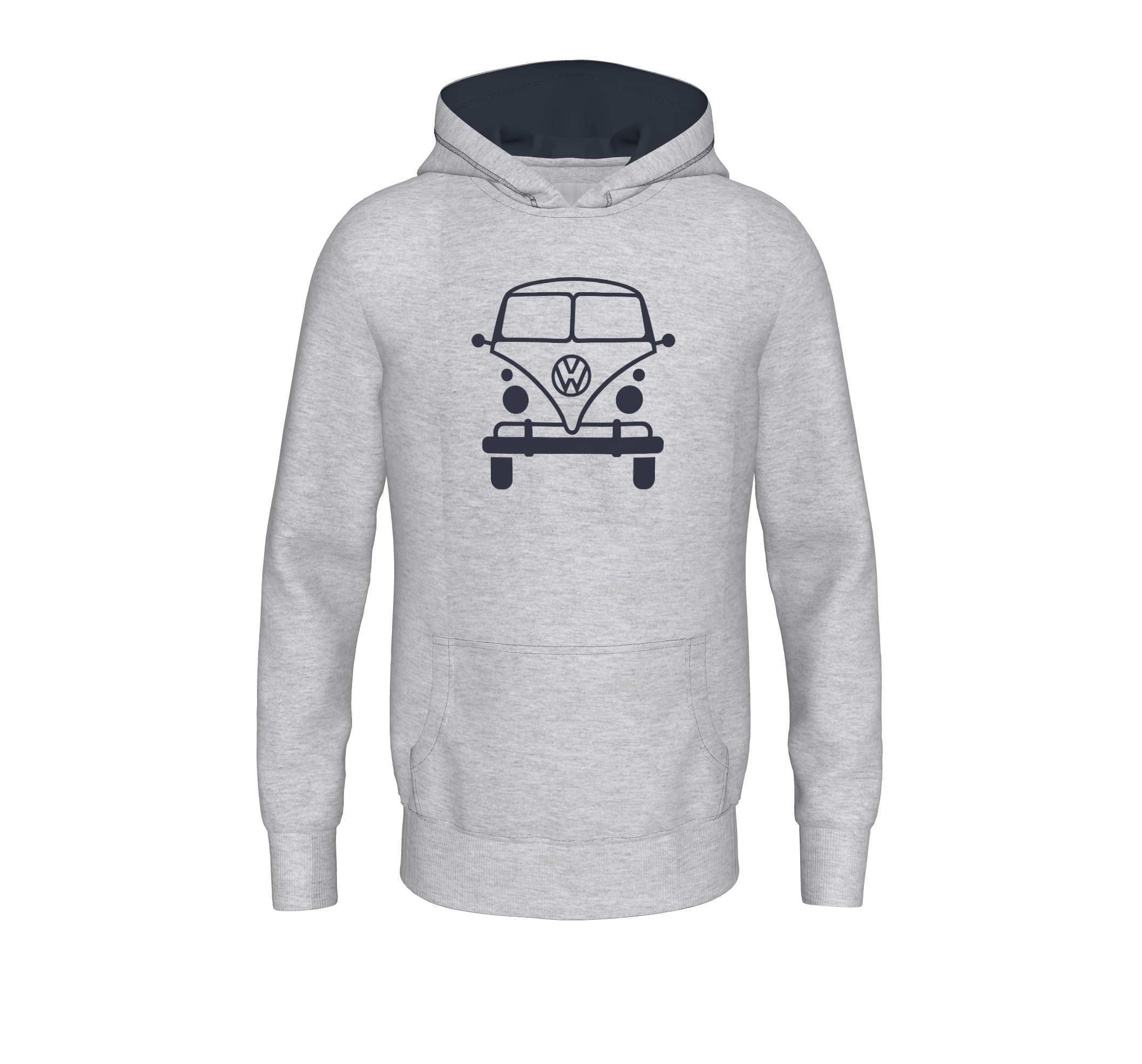 stiluette Men Hoodie - greymelange