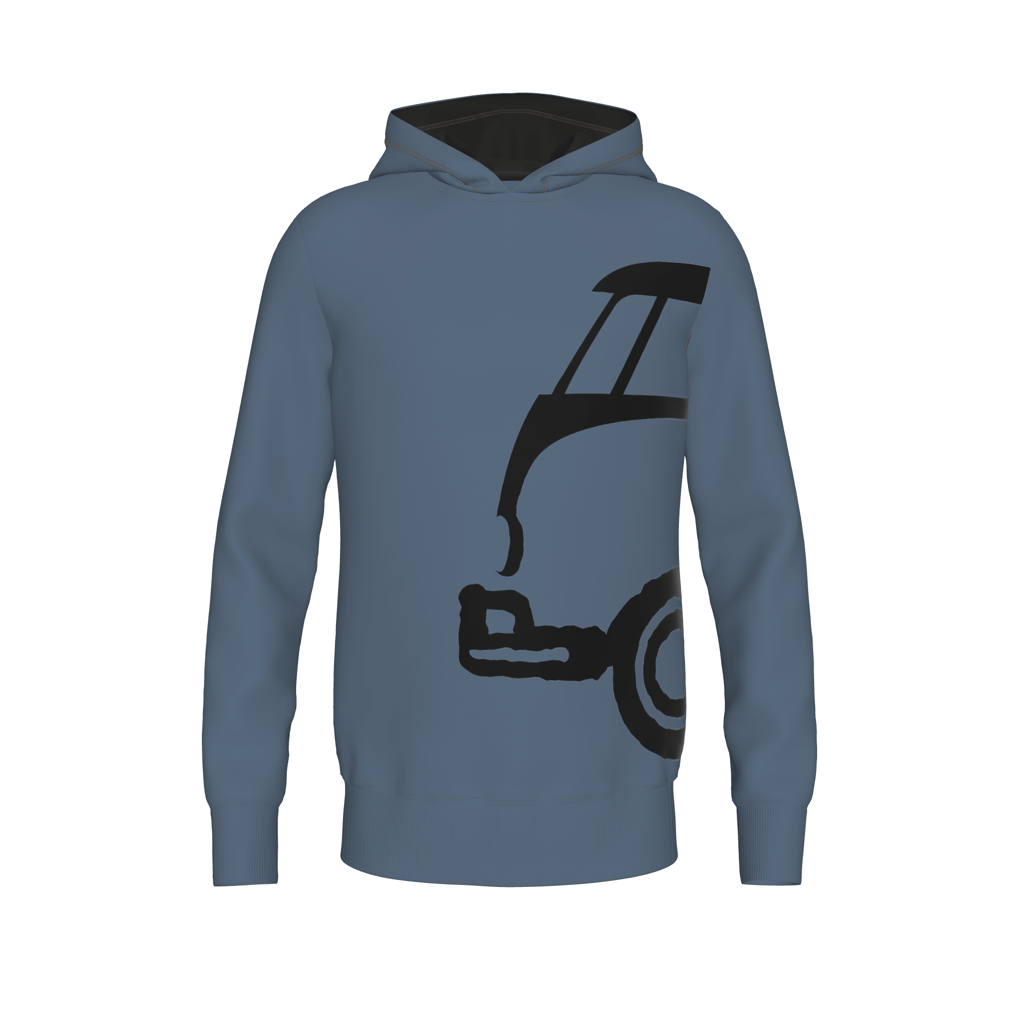 kingkong Men Hoodie - bluegrey