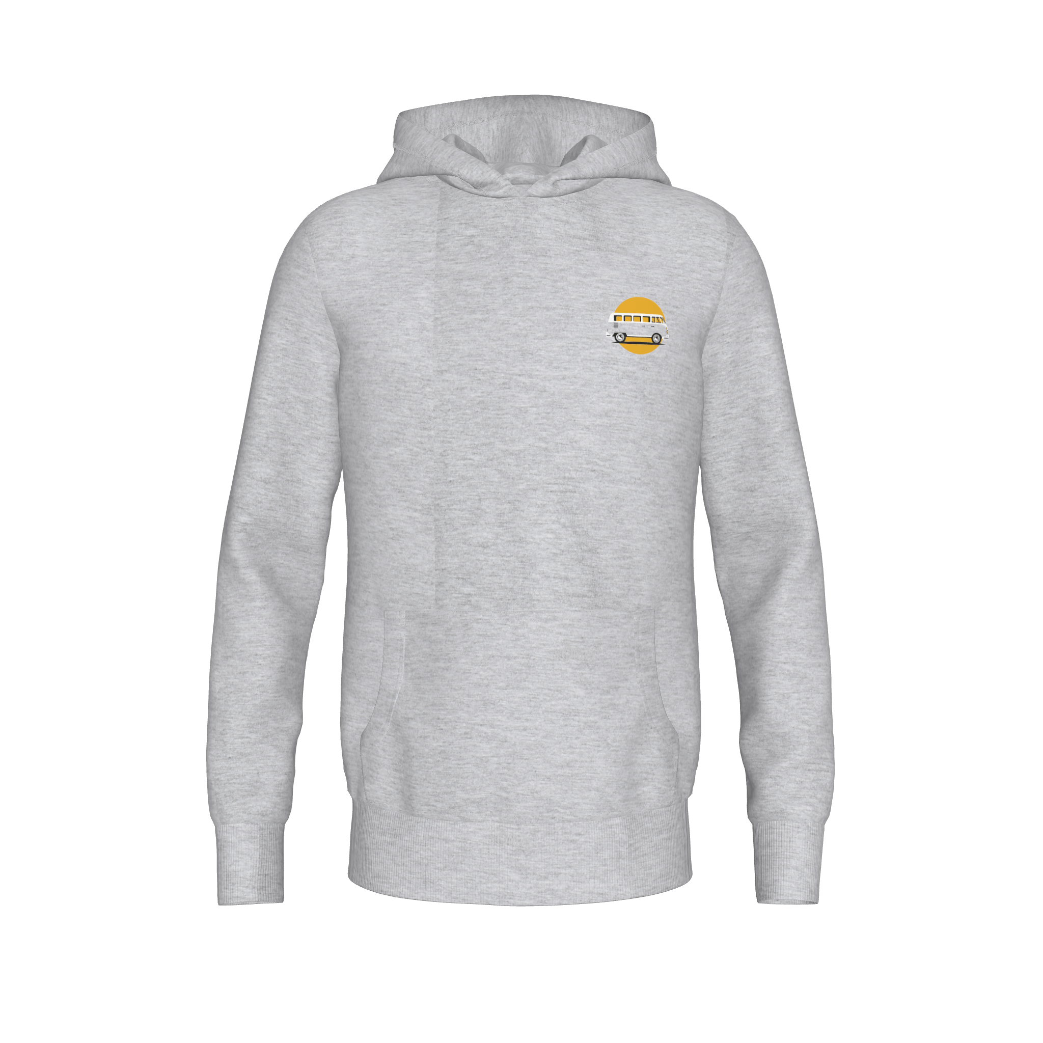 Tezent Men Hoodie - greymelange