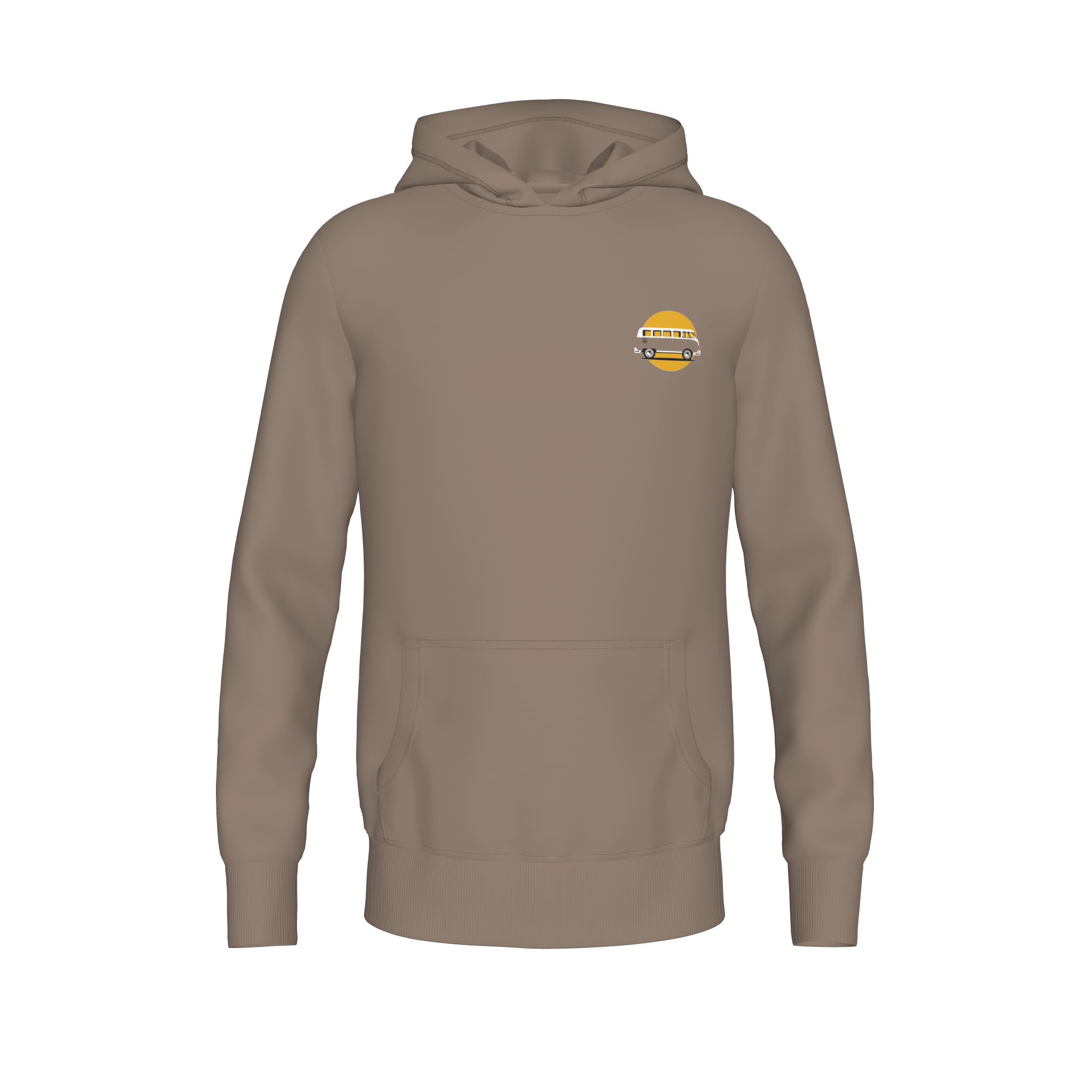 Tezent Men Hoodie - mud