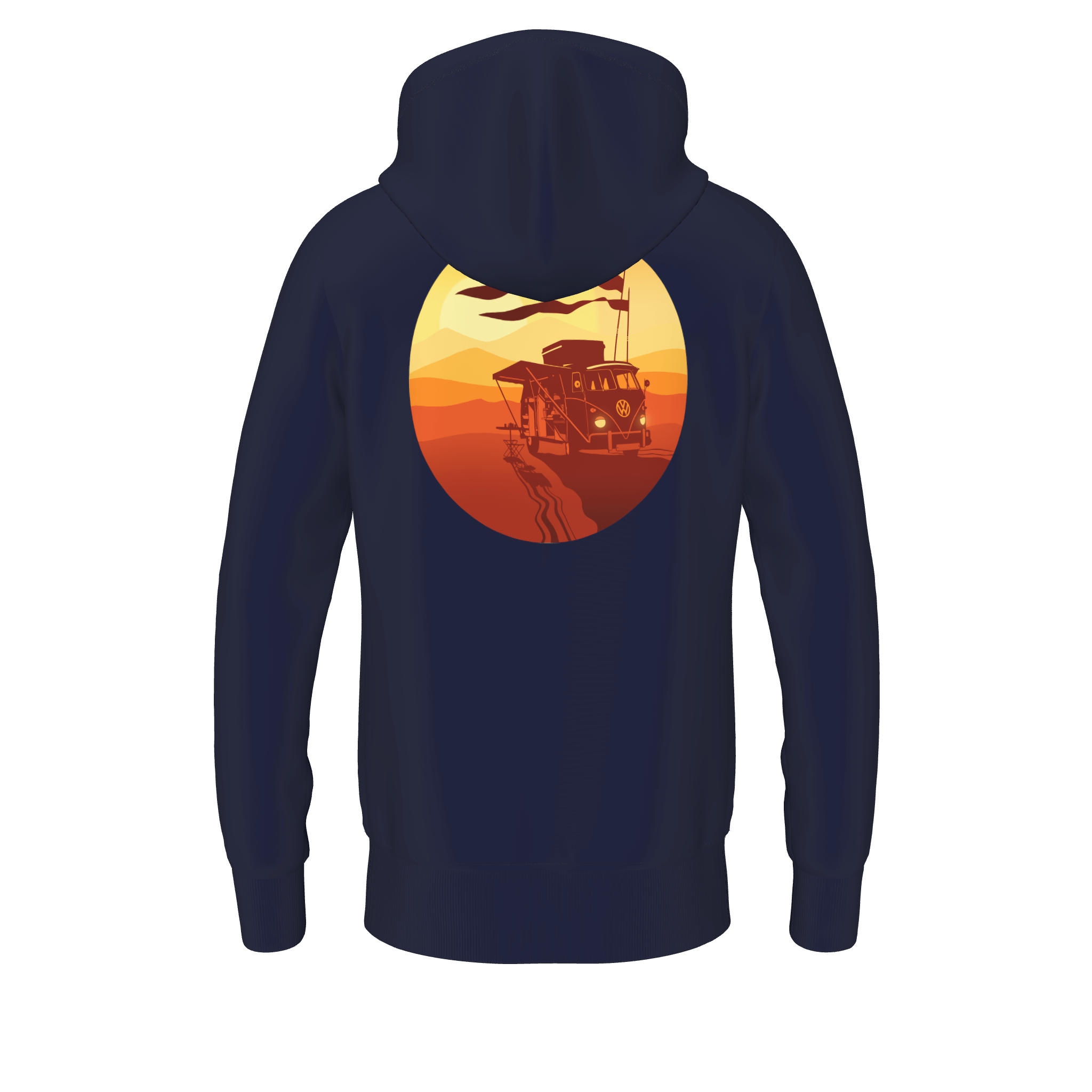 Teman Men Hoodie - darknavy