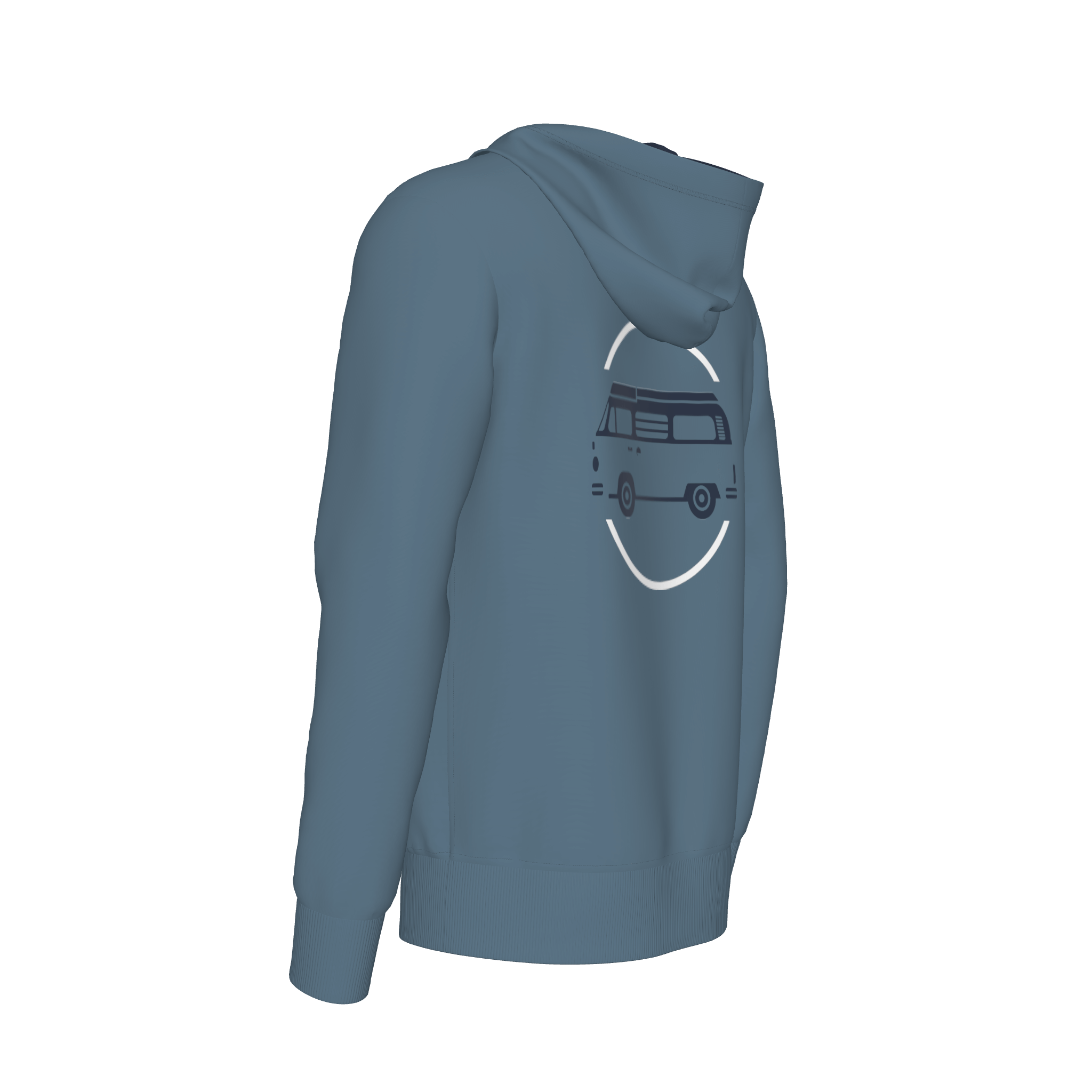 Jack Men Hoodie Jacke - bluegrey