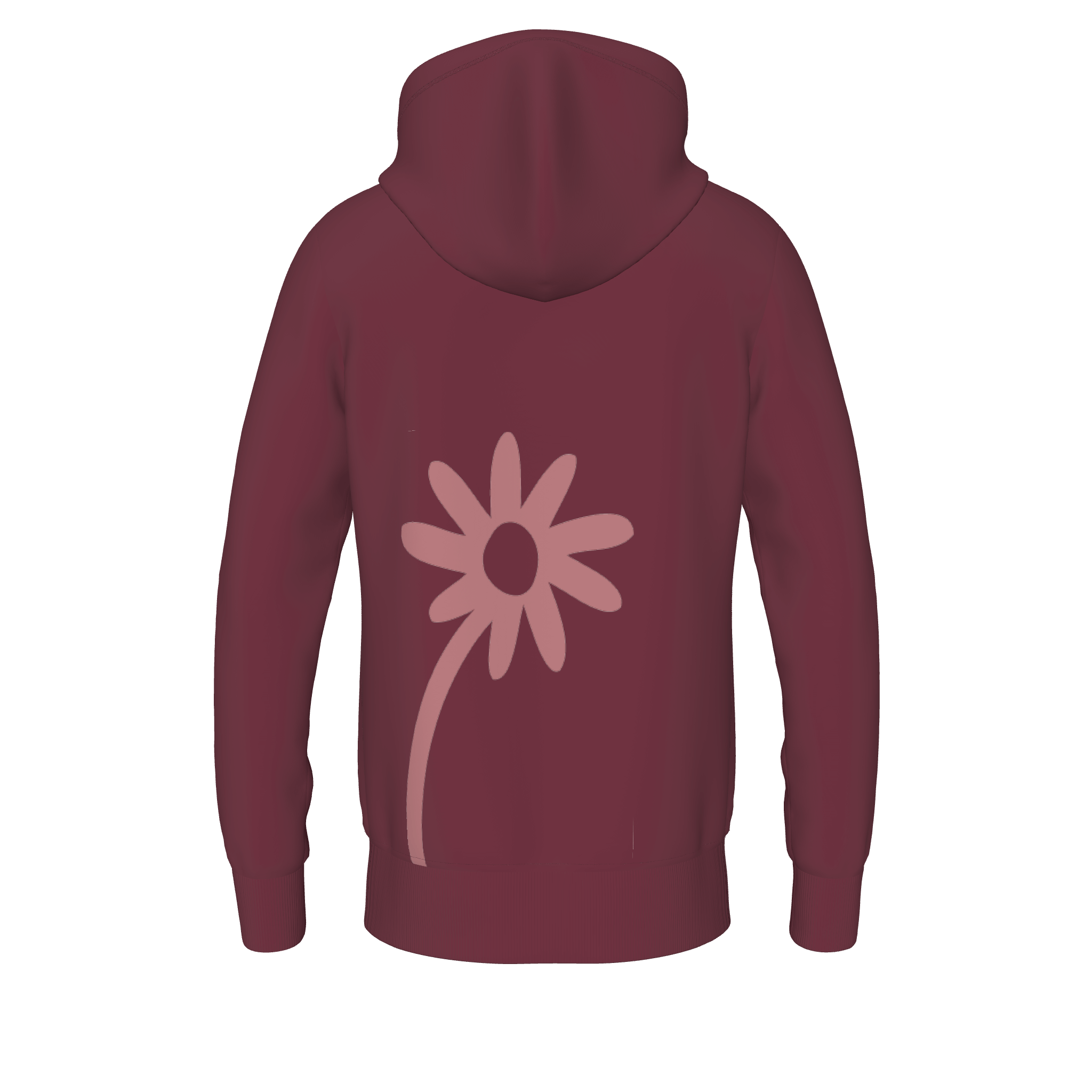 debloom Hooded Sweat - nightred
