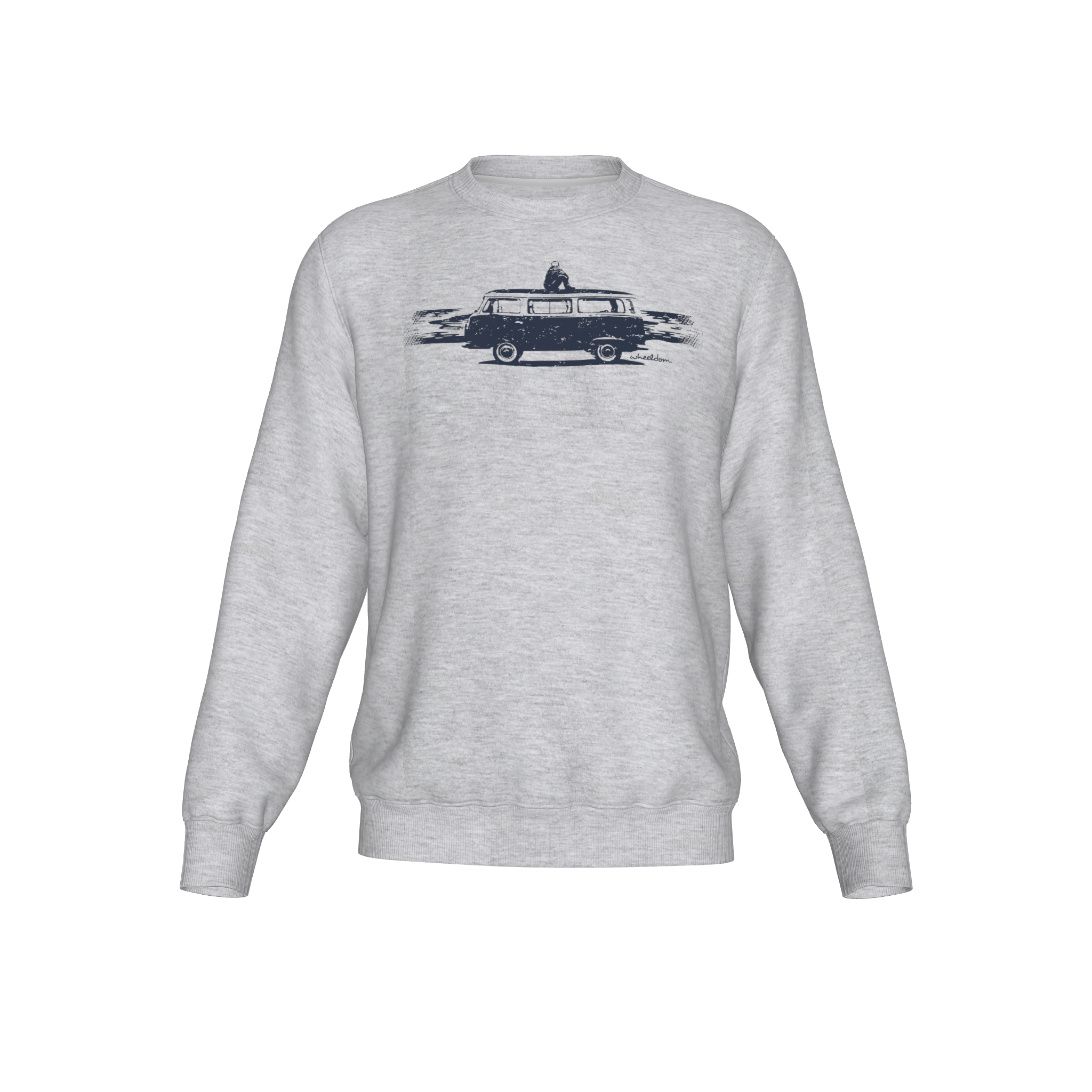 Momentmal Men Crew Neck - greymelange