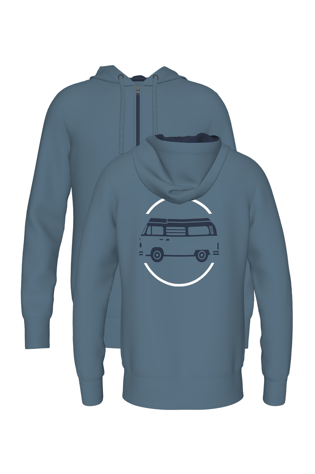 Jack Men Hoodie Jacke - bluegrey