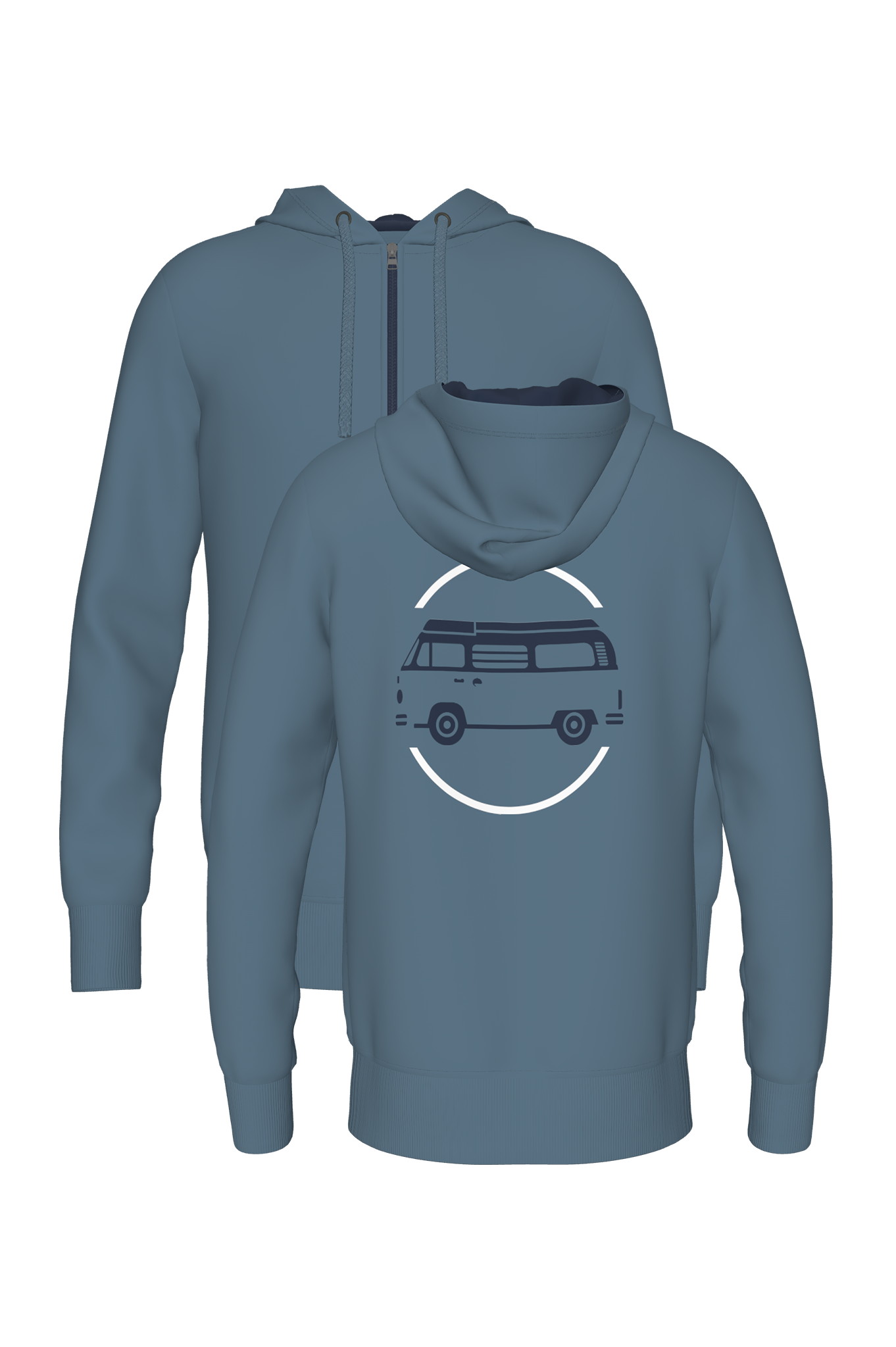 Jack Men Hoodie Jacke - bluegrey