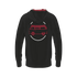 24hours Kid Hoodie Fleecejacke - black-red