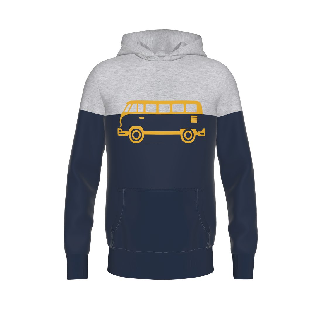 Lovelingsteil Unisex Hoodie - darknavy-greymelange