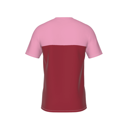 Abfahrt Kids T-Shirt - darkred-pink