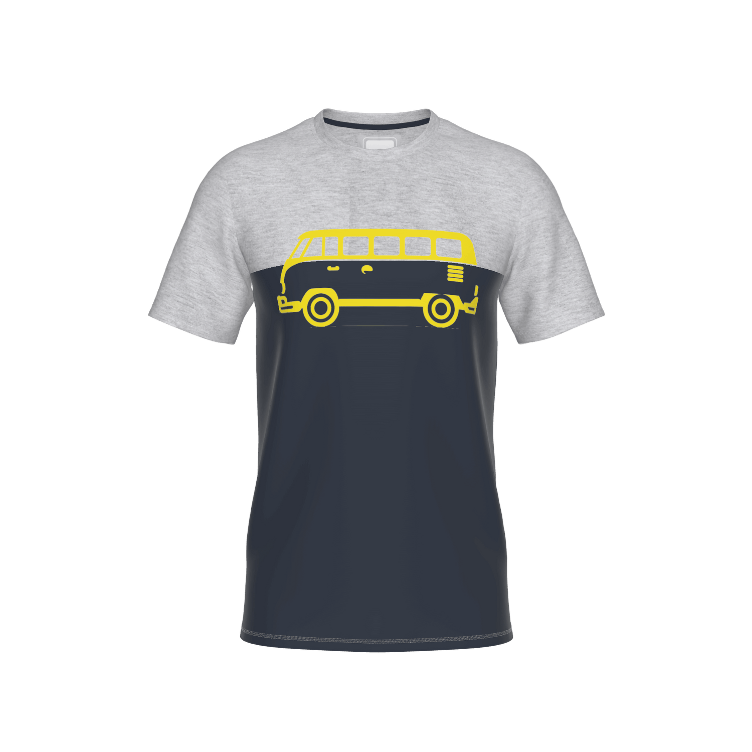 Abfahrt Kids T-Shirt - nightblue-grey