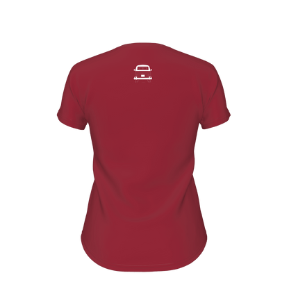 Bricks Women T-Shirt - darkred