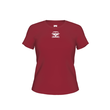 Bricks Women T-Shirt - darkred