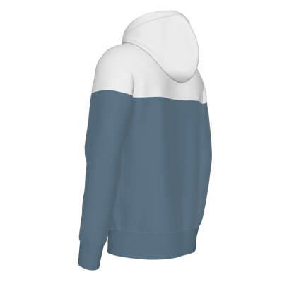 Lovelingsteil - Hooded Sweat - bluegrey-offwhite