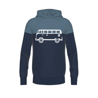 Lovelingsteil - Hooded Sweat - darknavy-bluegrey
