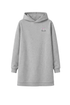 Muggelig Long Hooded Sweat - greymelange