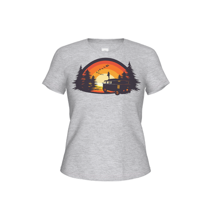 Rausblick - T-Shirt Women - greymelange