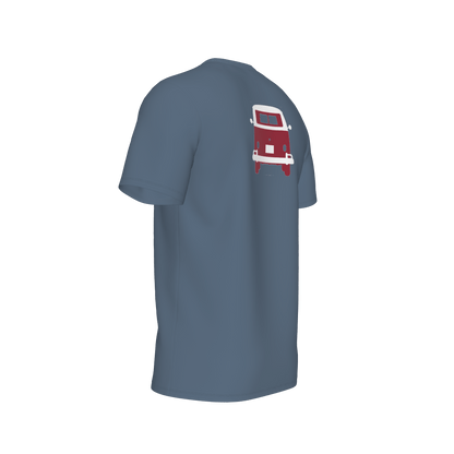 Splitty - T-Shirt - bluegrey