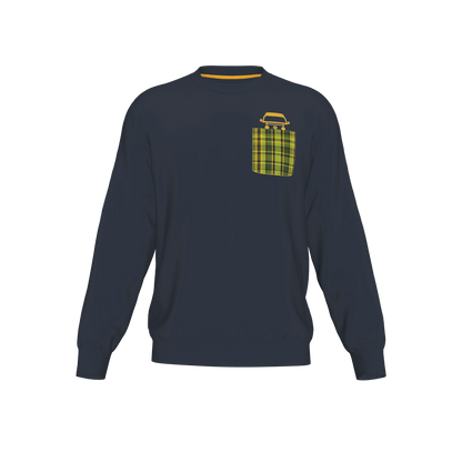 Vanaufsherz Men Crew Neck - nightblue