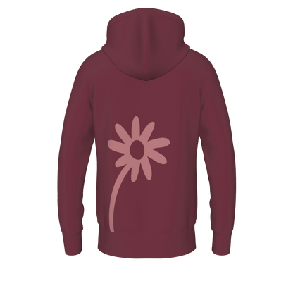 debloom Hooded Sweat - nightred