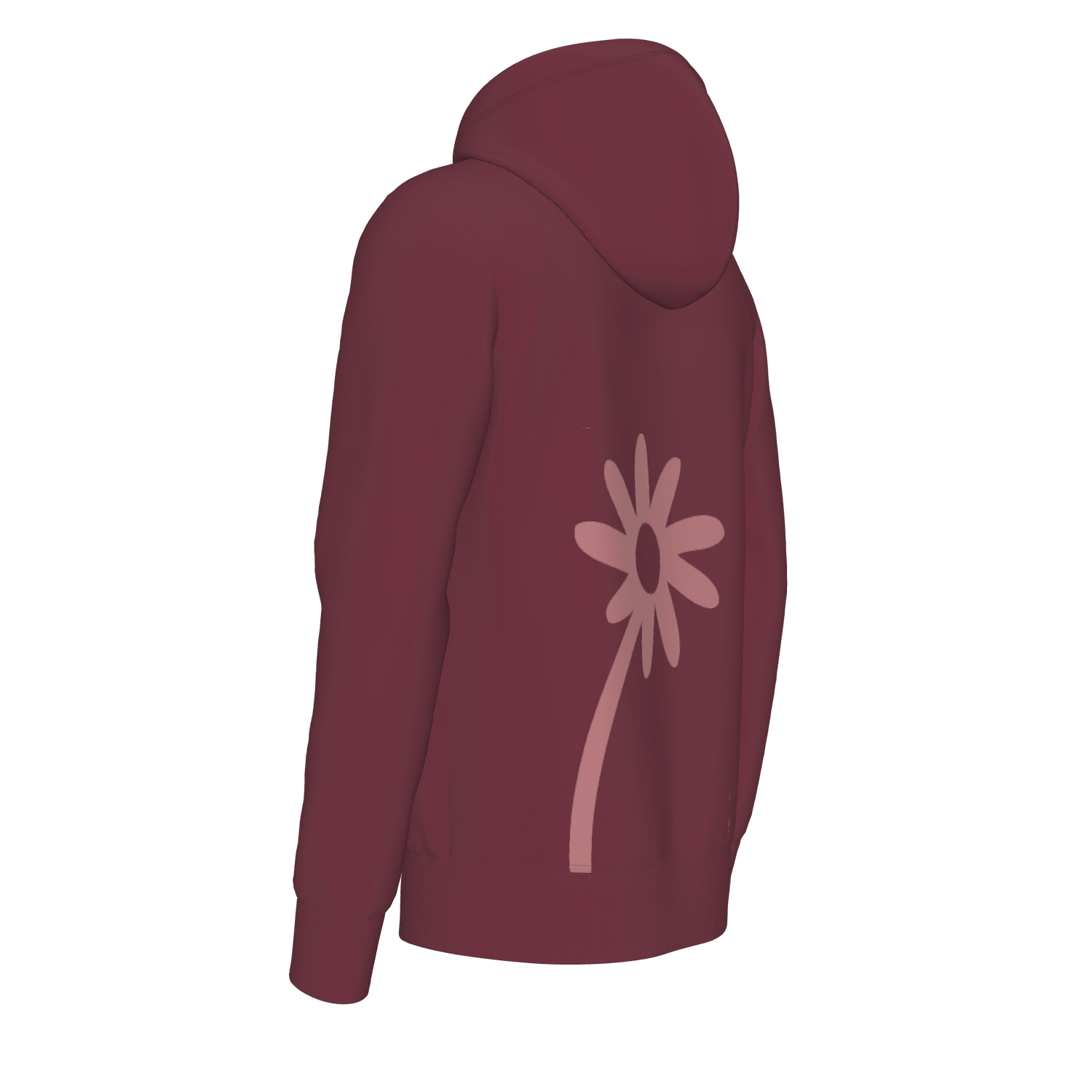 debloom Hooded Sweat - nightred