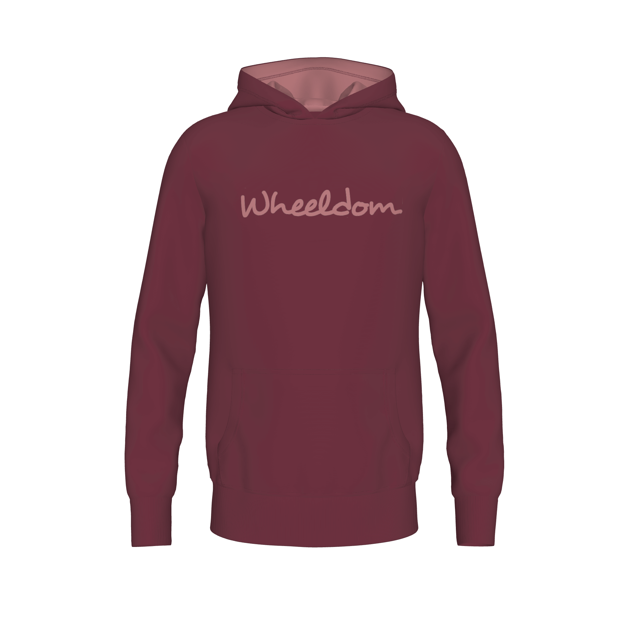 debloom Hooded Sweat - nightred