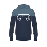 Lovelingsteil - Hooded Sweat - darknavy-bluegrey