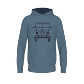 Shadow - Hooded Sweat - bluegrey