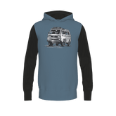Vanatiker - Hooded Sweat - bluegrey