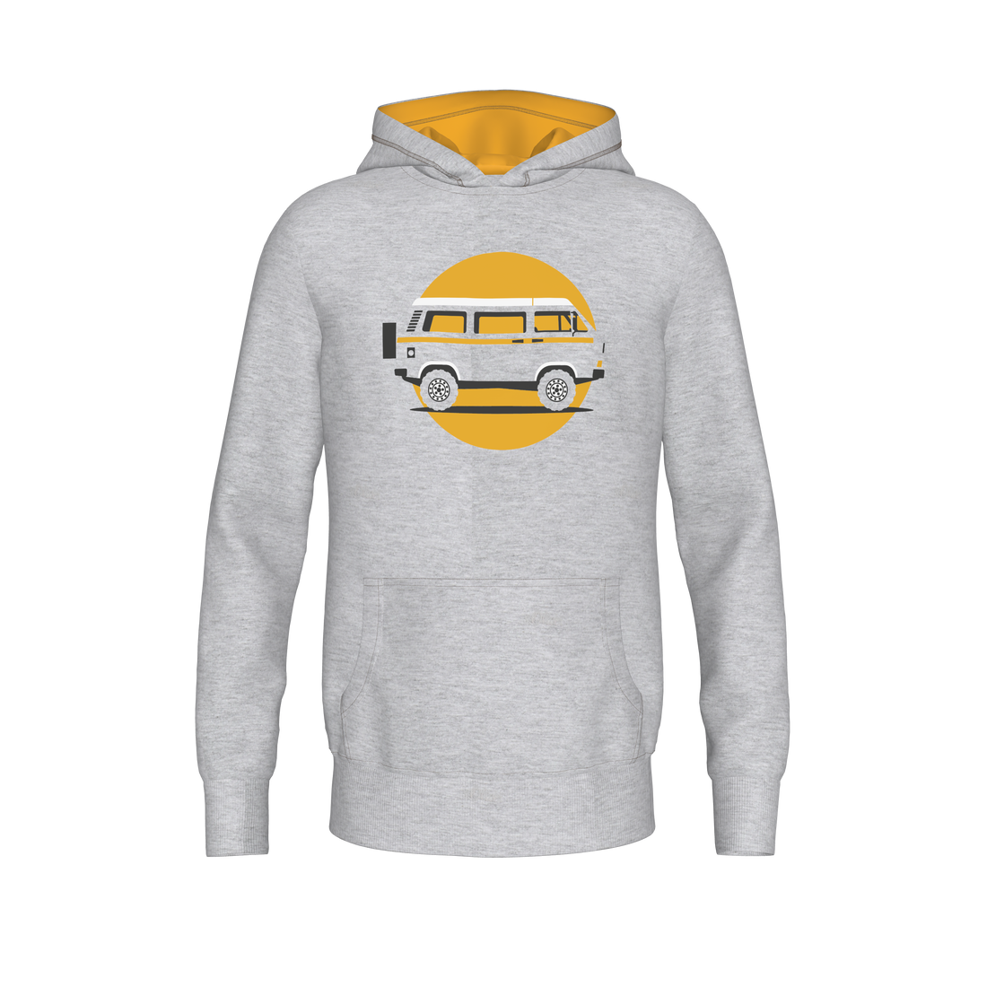 Synchro Men Hoodie  - greymelange