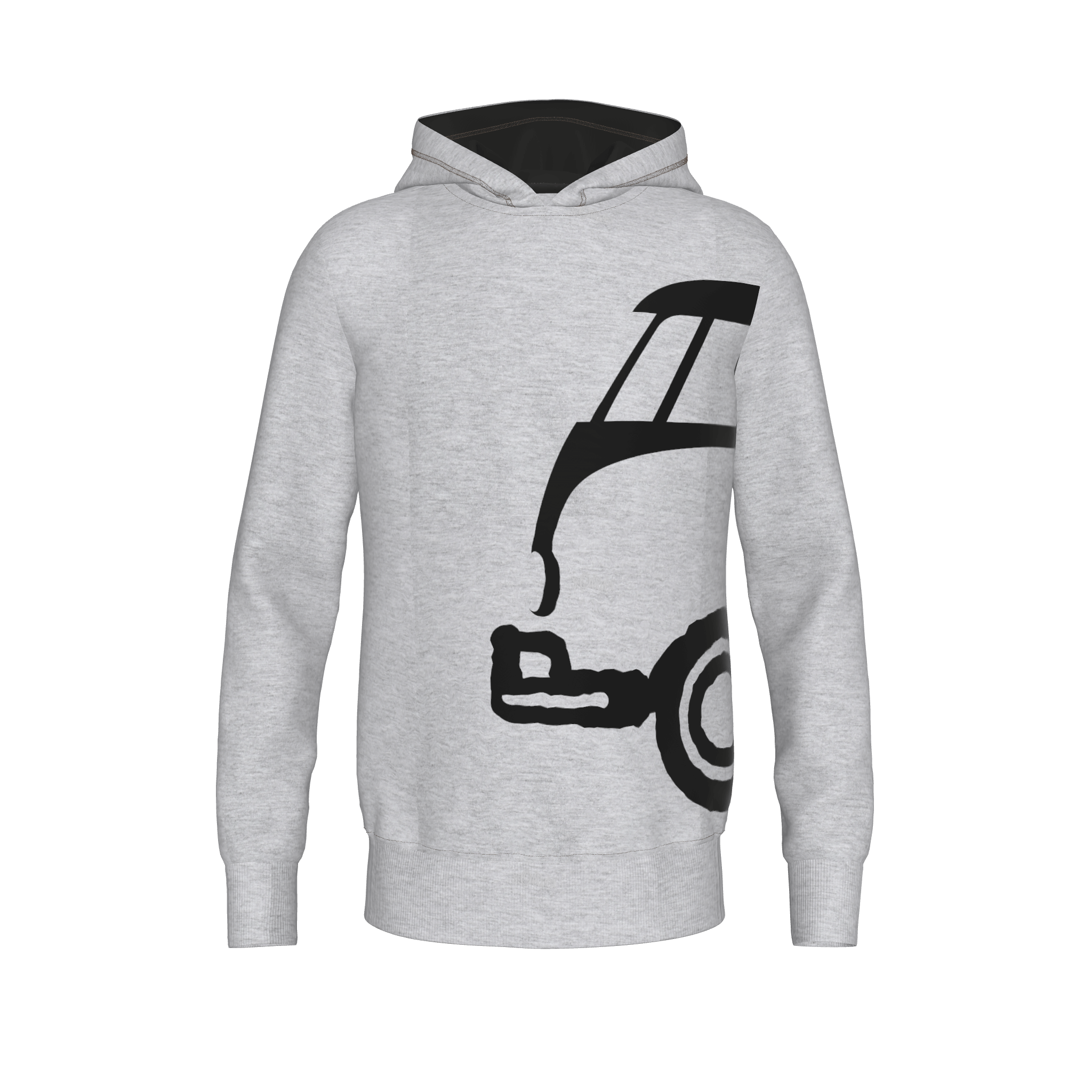 kingkong Men Hoodie - greymelange