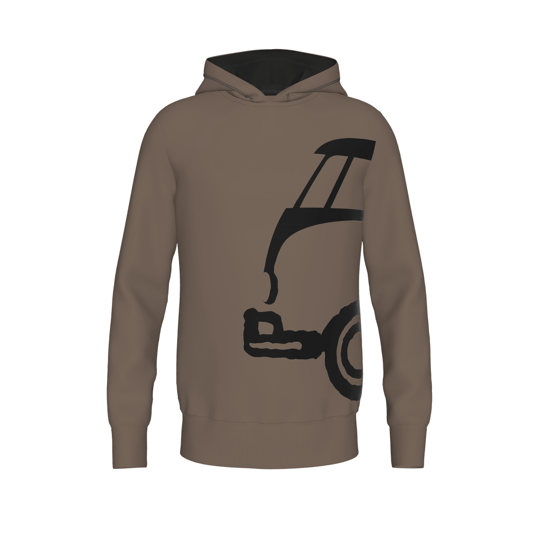 kingkong Men Hoodie - mud