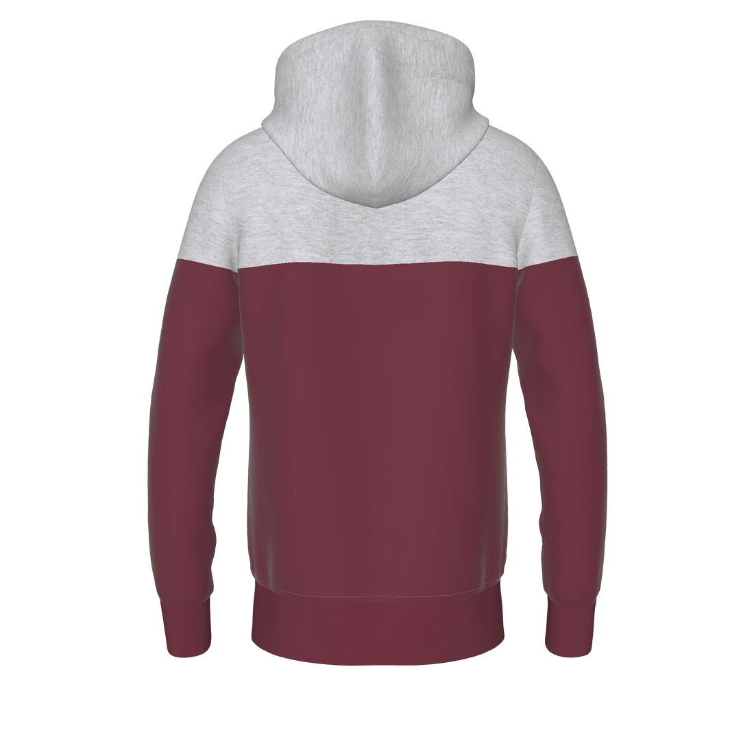 Lieblingsstück Hooded Sweat - darkred-greymelange