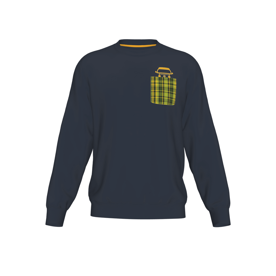 Vanaufsherz Men Crew Neck  - nightblue