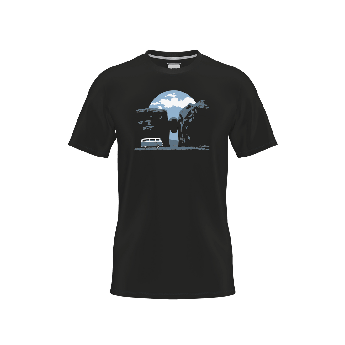 stoned Herren T-Shirt  - black