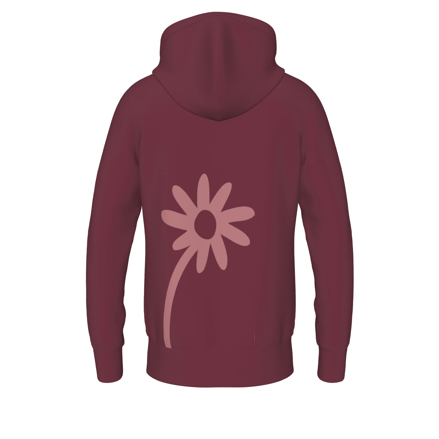 debloom Hooded Sweat  - nightred