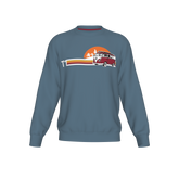 Wasläuft - Longsleeve Kids - bluegrey
