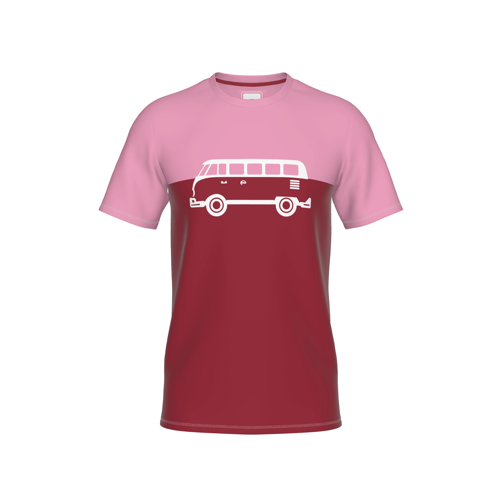 Abfahrt Kids T-Shirt  - nightred-rose
