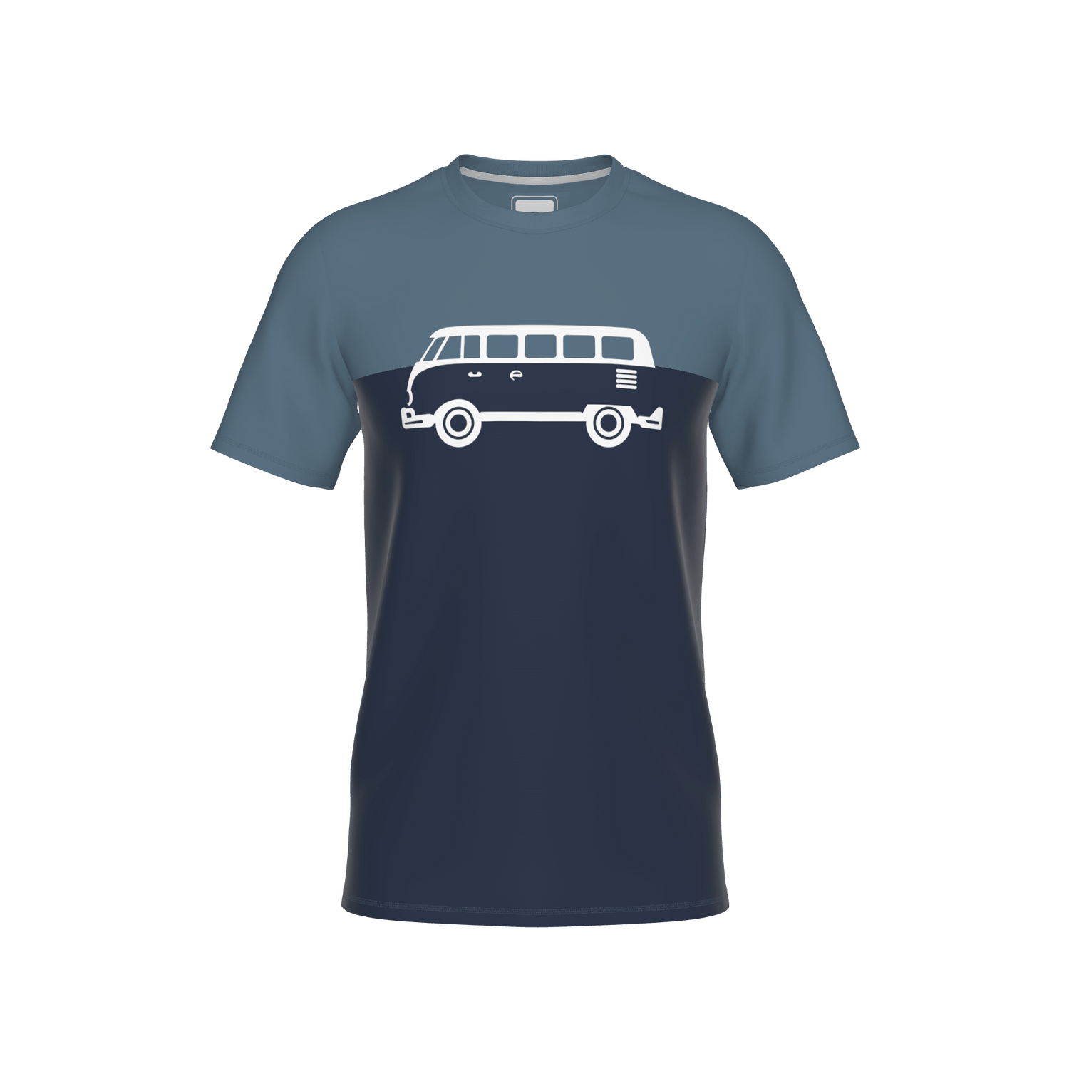 Abfahrt - T-Shirt Kids - darknavy-bluegrey